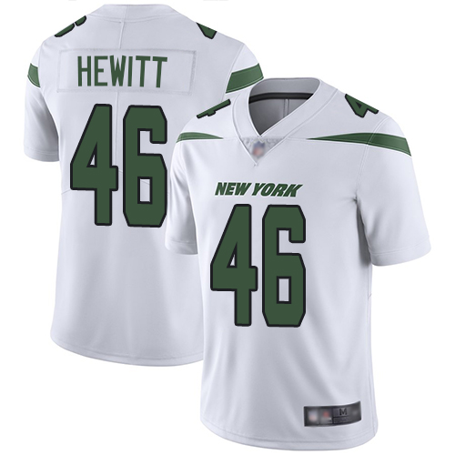New York Jets Limited White Men Neville Hewitt Road Jersey NFL Football #46 Vapor Untouchable